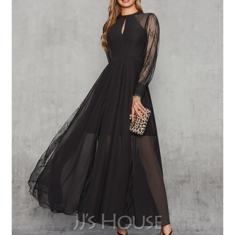 Black cocktail dress